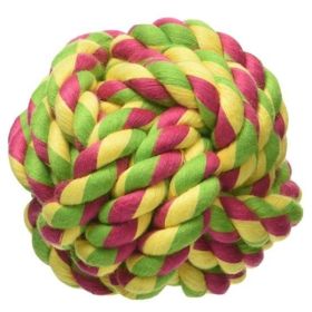 Mammoth Cottonblend Monkey Fist Ball Flossy Dog Toy - 2.5" Mini