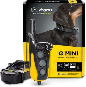 IQ-MINI Dog Training Collar for Small Dogs | 400 Yard Range, Lightweight