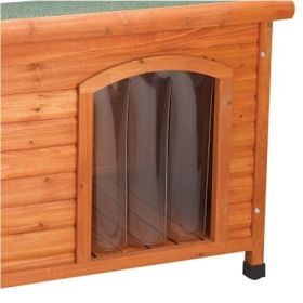 Premium Plus Frame Dog House Door Flap - Large & Extra Large, Weather-Resistant Vinyl