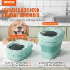 VEVOR Collapsible Pet Food Storage Container (50 lbs) – Airtight Dispenser with Wheels