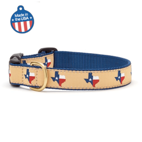 Texas Collar or Leash - Threaded Pear Collar Collection (Sie: 4' Wide, Color: Texas)