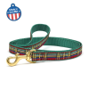 Christmas Sparkle Plaid Collar or Leash - Threaded Pear Collar Collection