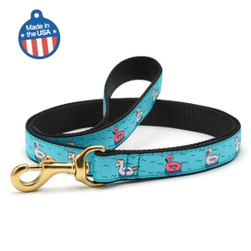 Floaties Dog Collar or Leash - Threaded Pear Collar Collection (Sie: Medium, Color: Floaties)