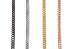 Alvalley Slip Curve Show Chain Collar (12 in x 1.2 mm)