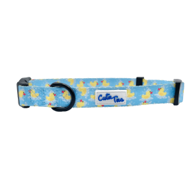 Cutie Ties Fun Design Dog Collar (Sie: Small, Color: Rubber Duckies)