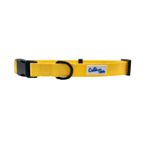 Cutie Ties Fun Design Dog Collar (Sie: Small, Color: Yellow)