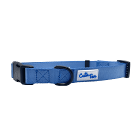 Cutie Ties Fun Design Dog Collar (Sie: Small, Color: Blue)