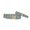 Seaside Plaid Classic Dog Collar