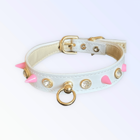 Rockstar Chic Collar (Sie: 10", Color: Pink)