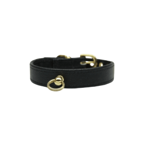 Bee Mine Dog Collar (Sie: 10", Color: Black)