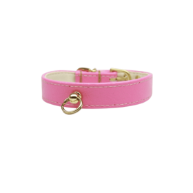 Bee Mine Dog Collar (Sie: 10", Color: Pink)