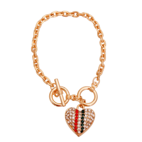 Gold Chain GG Heart Necklace (Sie: Small)