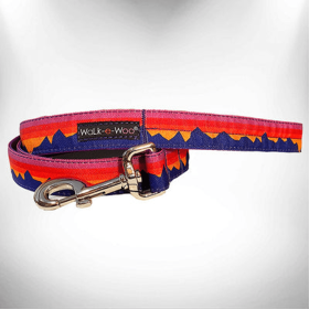 Mountain Dog Leads (Sie: REGULAR Lead 1" width- 5' length, Color: Purple Mountain)