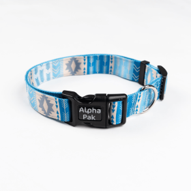 Zion Pattern Dog Collar (Sie: Large 1in wide by 14)