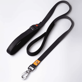 Canny Leash (Sie: Medium/large dog - 1" width 4ft length, Color: Black)