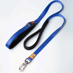 Canny Leash (Sie: Medium/large dog - 1" width 4ft length, Color: Blue)