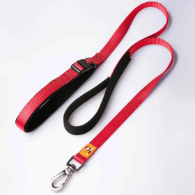 Canny Leash (Sie: Medium/large dog - 1" width 4ft length, Color: Red)