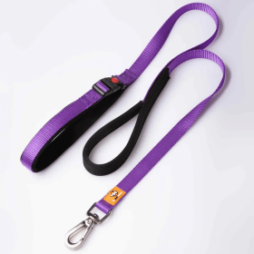 Canny Leash (Sie: Medium/large dog - 1" width 4ft length, Color: Purple)