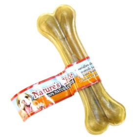 Loving Pets Nature's Choice Rawhide Pressed Bones – 100% Natural Dog Chews (Option: 6" Long (1 Bone))