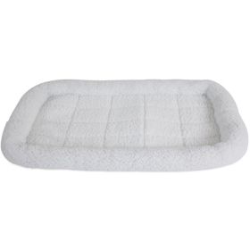 Precision Pet SnooZZy Original Bumper Bed – Soft & Supportive Pet Bed (Option: White  Medium (29"L X 18"W))