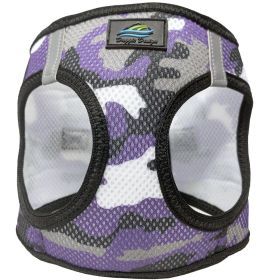 American River Choke Free Dog Harness – Comfortable & Secure Fit (Color: Purple Camo, Size: XX-Small)