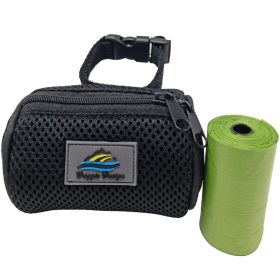 American River Poop Bag Holder – Stylish & Convenient Waste Bag Dispenser (Color: Black, Size: One Size)