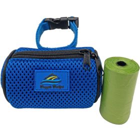 American River Poop Bag Holder – Stylish & Convenient Waste Bag Dispenser (Color: Cobalt Blue, Size: One Size)