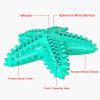 Sea Star Shaped Dog Toothbrush with Sound – Pet Teeth Grinding Toy