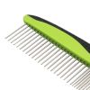 Pet Life Grip Ease' Grooming Comb (Wide & Narrow Teeth)