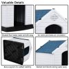 Plastic Waterproof Pet House (Ventilated Design)