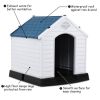 Plastic Waterproof Pet House (Ventilated Design)