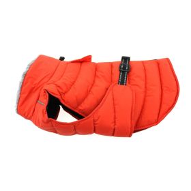 Alpine Extreme Cold Puffer Coat – Insulated Dog Jacket (Color: Orange, Size: 5X-Large)