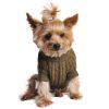 Dog Cable Knit Cotton Sweater – Herb Green