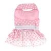 Polka Dot & Lace Dog Dress Set – With Matching Leash