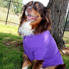 Polos Solid – Classic Pet Apparel (Color: Ultra Violet, Size: X-Large)