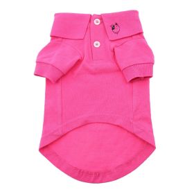 Polos Solid – Classic Pet Apparel (Color: Raspberry Sorbet, Size: X-Large)