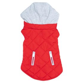 Weekender Dog Sweatshirt Hoodie – Cozy & Stylish Pet Apparel (Color: Red, Size: X-Large)