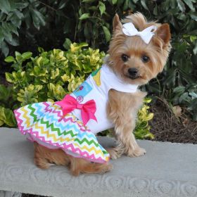 Ice Cream Cart Dress – Fun & Stylish Dog Apparel (Size: Small)