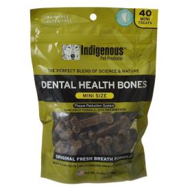 Indigenous Dental Health Bones – Grain-Free Chews for Cleaner Teeth (Option: Original Fresh Breath Formula  40 Mini Treats)