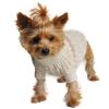 Dog Cable Knit Cotton Sweater – Oatmeal