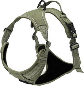 Venture Paw Harness – Comfortable Dog Harness for Active Adventures (Color: Sage, Size: X-Large)