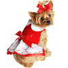 Christmas Candy Cane Dog Dress – With Matching Leash