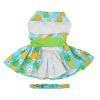 Pineapple Luau Dog Harness Dress – With Matching Leash