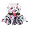 Pink Rose Harness Dress – With Matching Leash