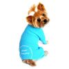 Blue Sweet Dreams Thermal Pajamas – Warm & Cozy Dog Sleepwear