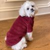 Soft Plush Pullover – Burgundy