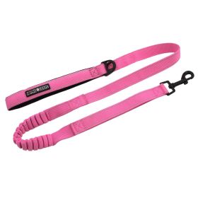 Soft Pull Traffic Dog Leash – Comfortable Control for Close-Range Handling (Color: Candy Pink, Size: One Size)